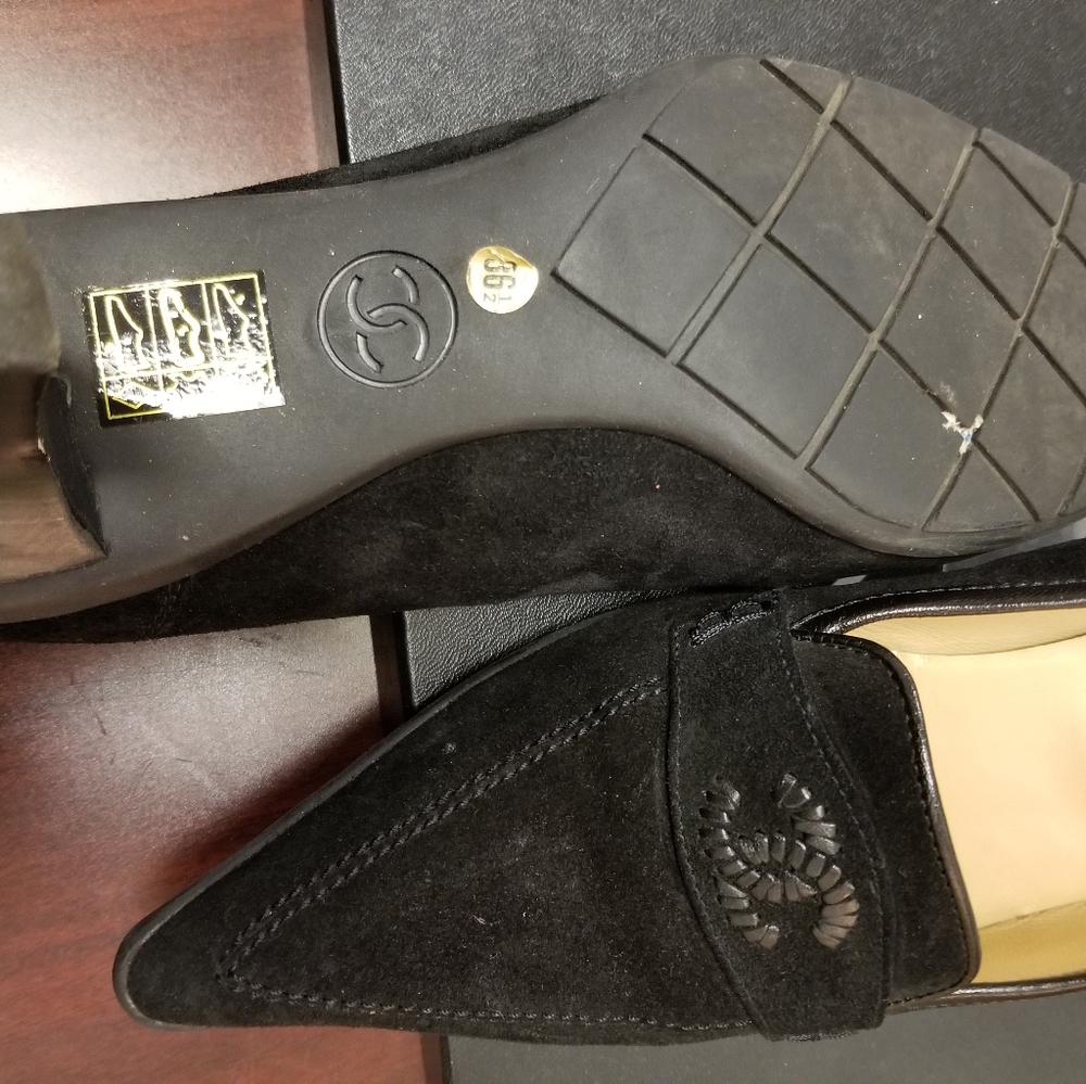 Chanel Black Mocassin Loafers size 6.50 - Picture 6 of 8